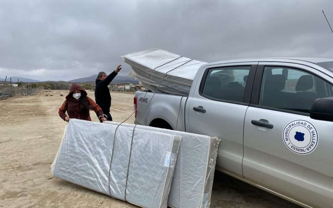 Más de 1000 familias vallenarinas recibieron ayuda por parte del municipio ante el evento meteorológico