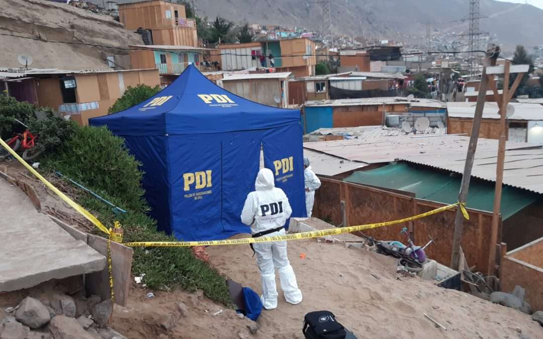 PDI investiga homicidio de ciudadano extranjero en campamento de Antofagasta