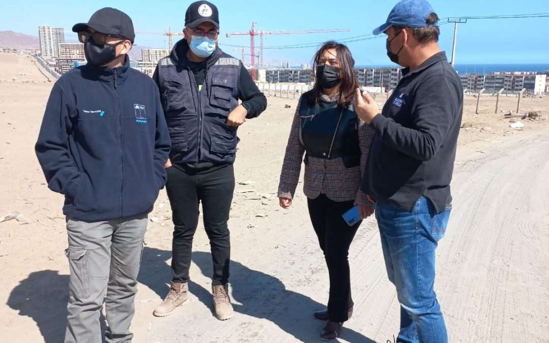 Tras denuncias en redes sociales: BBNN fiscaliza sector La Chimba de Antofagasta