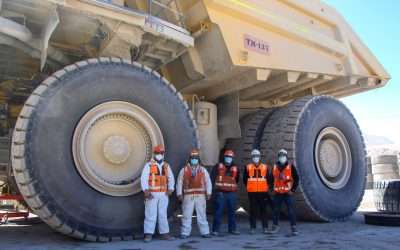 Equipo Mina Rajo de Chuquicamata busca el cero impacto en neumáticos para reducir los costos